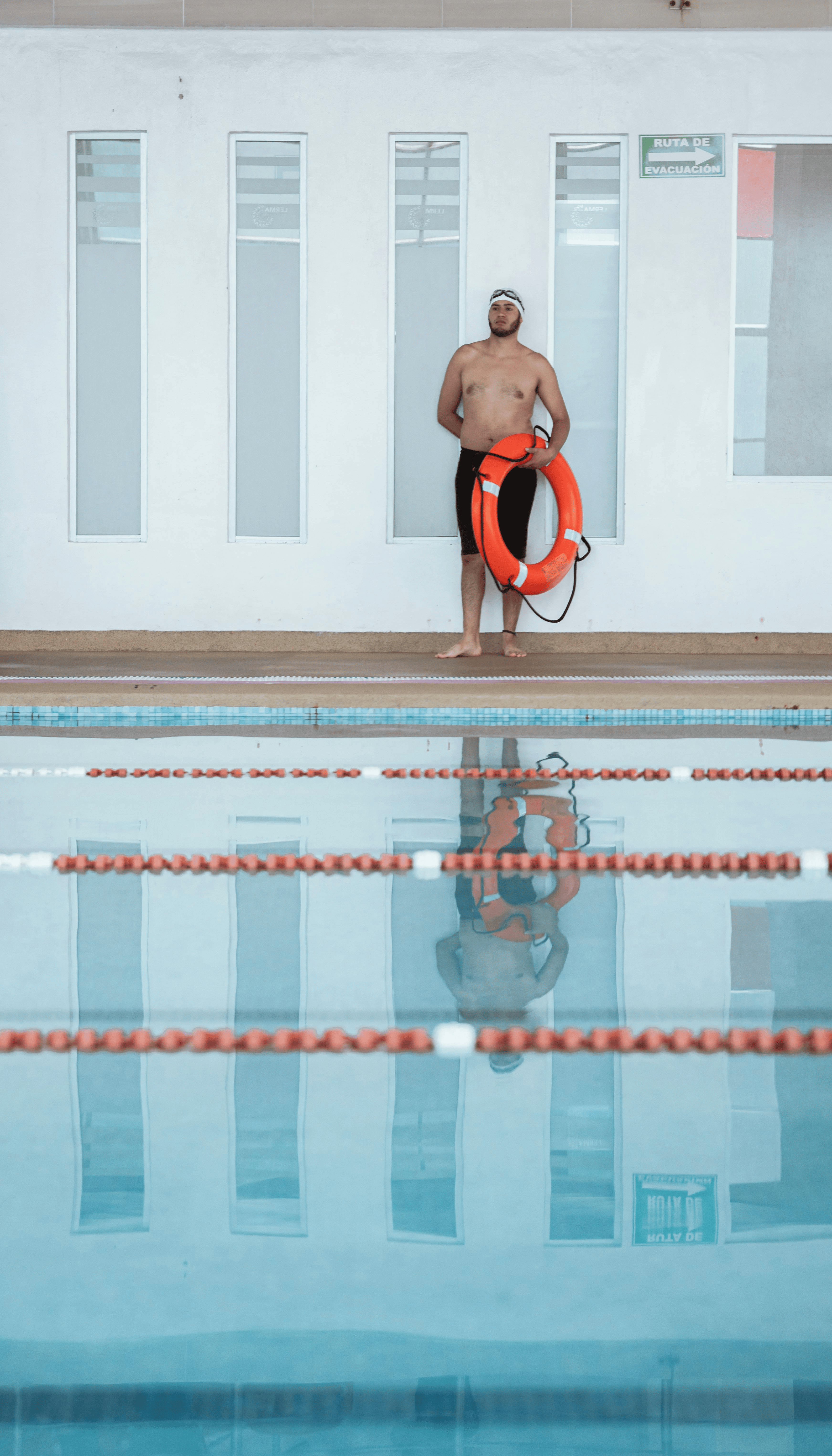 Life guard at work